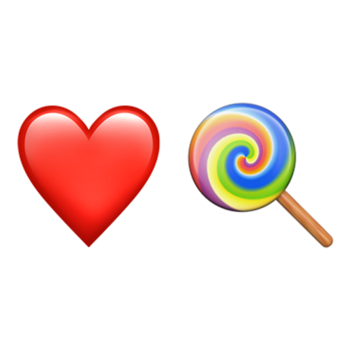 ❤🍭 Emoji Domain iOS rendering